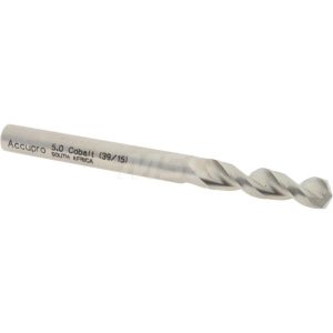 ACCUPRO Jobber Length Drill Bit: #60, 130 &deg;, Cobalt 1640102-AC