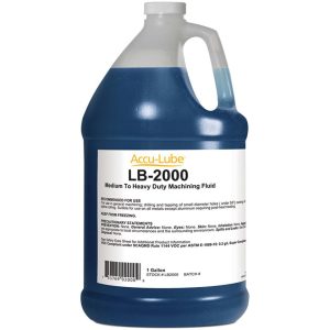 ACCU-LUBE Cutting & Sawing Fluid: Accu-Lube LB-2000, 1 gal Bottle LB2000