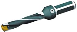 KENNAMETAL Replaceable-Tip Drill: 15.88 to 16.38 mm Dia, 80 mm Max Depth, 19.05 mm Weldon Flat Shank 1505138