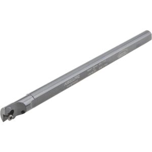 HERTEL Indexable Boring Bar: A06SCLPR2 3/8", 0.4800" Min Bore, Right Hand, -5 deg Lead Angle, Steel 7000037
