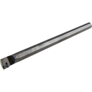 HERTEL Indexable Boring Bar: A08SCLPR2 1/2", 0.6000" Min Bore, Right Hand, -5 deg Lead Angle, Steel 7000038