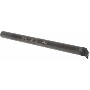 HERTEL Indexable Boring Bar: A12SDUPL3 3/4", 0.9800" Min Bore, Left Hand, -3 deg Lead Angle, Steel 7000070