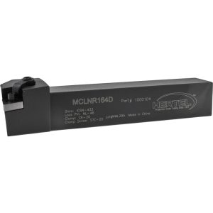 HERTEL Indexable Turning Toolholder: MCLNR164D 1" SHANK, Clamp & Screw 1000104