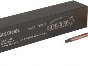 HERTEL Indexable Turning Toolholder: SCLCR163 1" SHANK, Screw 1000019