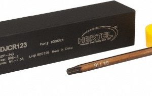 HERTEL Indexable Turning Toolholder: SDJCR123 3/4" SHANK, Screw 1000024