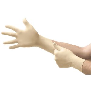 ANSELL Series TouchNTuff Disposable Gloves: Size Large, 4.7 mil, Uncoated-Coated Latex, Industrial Grade, Unpowdered 6931800L