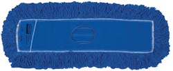 RUBBERMAID Dust Mop Head: Synthetic, 5" OAW, 24" OAL FGJ35300BL00