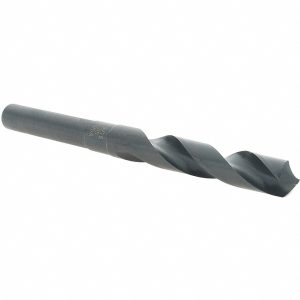 CLE-LINE Reduced Shank Drill Bit: 9/16" Dia, 1/2" Shank Dia, 118 deg Point, High-Speed Steel C20736