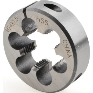 VALUE COLLECTION Round Die: M24x1.5, 2" OD, High Speed Steel 314-1840