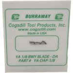 COGSDILL TOOL 1/8", Type A Double Angle, Replacement Deburring Blade YA-DAP-1/8