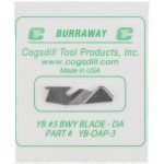 COGSDILL TOOL No. 3, Type B Double Angle, Replacement Deburring Blade YB-DAP-3