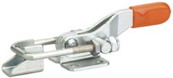 LAPEER Pull-Action Latch Clamp: Horizontal, 360 lb, U-Hook, Flanged Base PCU-360