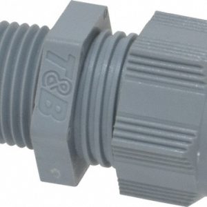 THOMAS & BETTS Conduit Cable Gland: For Liquid-Tight, Nylon, 3/8" Trade Size CC-NPT-38-G