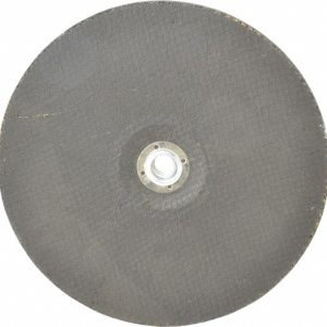 CGW ABRASIVES Depressed Center Wheel: Type 27, 9" Dia, Aluminum Oxide 35655