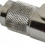 CPC COLDER PRODUCTS 1/4" Inside Tube Diam, Brass, Quick Disconnect, Hose Barb Inline Coupling Body LC17004