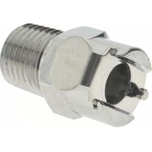 CPC COLDER PRODUCTS 1/4 NPT Brass, Quick Disconnect, Valved Coupling Body MCD1004