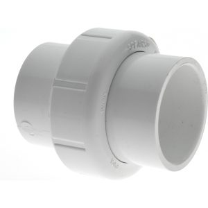 VALUE COLLECTION 1-1/4" PVC Plastic Pipe Union with EPDM O-Ring 497-012