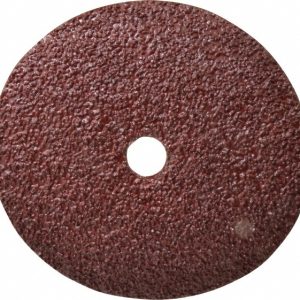 CGW ABRASIVES Fiber Disc: 7" Disc Dia, 7/8" Hole, 16 Grit, Aluminum Oxide 48030