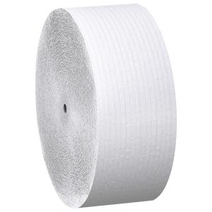 SCOTT Coreless High-Capacity Jumbo Roll Toilet Paper, 1-Ply, White 07005