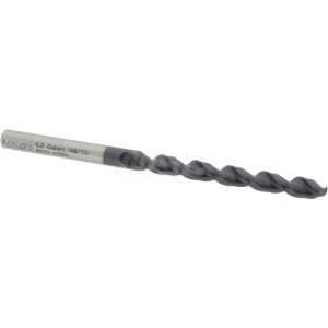 ACCUPRO Jobber Length Drill Bit: 5 mm Dia, 130 &deg;, Cobalt 1640500A-AC