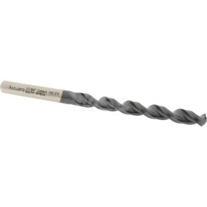 ACCUPRO Jobber Length Drill Bit: 17/64" Dia, 130 &deg;, Cobalt 1640677A-AC
