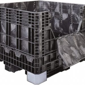 AKRO-MILS Bulk Storage Container: Polyethylene, Collapsible Bulk BH4845342010000