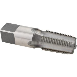 REIFF & NESTOR Standard Pipe Tap: 3/8-18, NPT, Regular, 4 Flutes, High Speed Steel, Bright/Uncoated 46466