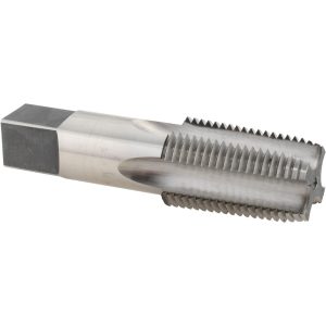 REIFF & NESTOR Standard Pipe Tap: 1/2-14, NPT, Regular, 4 Flutes, High Speed Steel, Bright/Uncoated 46472