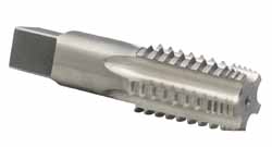 REIFF & NESTOR 2 - 11-1/2 NPT, 7 Flutes, Bright Finish, High Speed Steel, Interrupted Thread Pipe Tap 46644