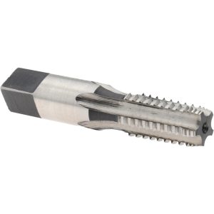 REIFF & NESTOR 1/8-27 NPTF, 5 Flutes, Bright Finish, High Speed Steel, Interrupted Thread Pipe Tap 46704