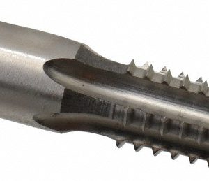 REIFF & NESTOR 1/4-18 NPTF, 5 Flutes, Bright Finish, High Speed Steel, Interrupted Thread Pipe Tap 46712
