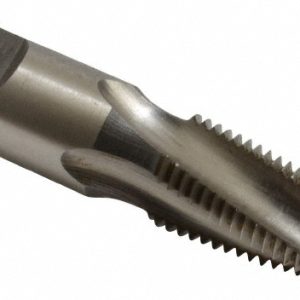 REIFF & NESTOR 1/4-18 NPTF, 15&deg; Helix, 4 Flutes, Bright Finish, High Speed Steel, Spiral Flute Pipe Tap 46804