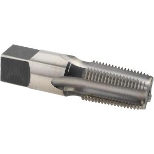 REIFF & NESTOR Standard Pipe Tap: 3/8-18, NPT, Regular, 4 Flutes, High Speed Steel, Bright/Uncoated 46116