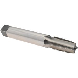 REIFF & NESTOR Extension Pipe Tap: 1/4-18 NPT, 4 Flutes, High Speed Steel 46322