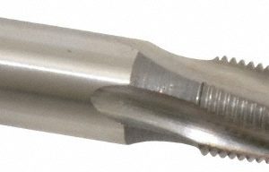 REIFF & NESTOR 1/8-27 NPT, 15&deg; Helix, 4 Flutes, Bright Finish, High Speed Steel, Spiral Flute Pipe Tap 46801