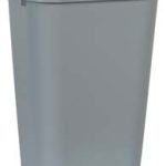 RUBBERMAID Wastebasket Trash Container, 41 qt, Gray FG295700GRAY