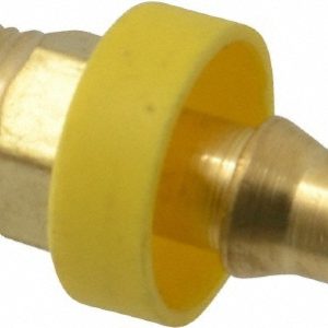EATON Barbed Push-On Hose Male Connector: 1/8-27 NPT, Brass, 1/4" Barb 10004B-102