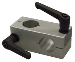 80/20 INC. 2 Inch Wide x 2 Inch High x 3 Inch Deep Quick Stanchion Cross Clamp 5340