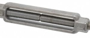 CLEVELAND-CITY FORGE INC 5,200 Lb Load Limit, 3/4" Thread Diam, 6" Take Up, Steel Stub & Stub Turnbuckle 10540