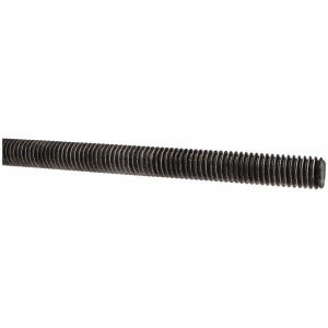 ALL AMERICA THREADED PRODUCTS General-Purpose Threaded Rod: 7/16-14, 3' OAL, Low-Carbon Steel, Oil Finish 01103