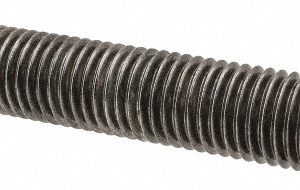 ALL AMERICA THREADED PRODUCTS General-Purpose Threaded Rod: 3/4-10, 3' OAL, Alloy Steel, Bright/Uncoated Finish 05143