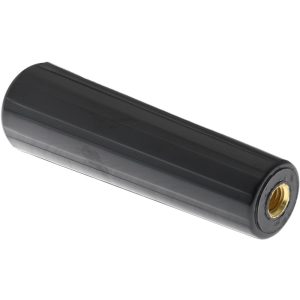 GIBRALTAR 3/8-16 Hole, 3/4" Deep Hole, Phenolic, Female Insert Fluted Tapered Knob G10-0698-G