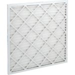 PRO-SOURCE Pleated Air Filter: Wire-Backed Pleated, MERV 8, Synthetic, 35% Efficient, 25" High, 25" Wide, 1" Deep PRO10378