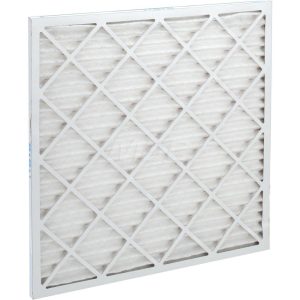 PRO-SOURCE Pleated Air Filter: Wire-Backed Pleated, MERV 8, Synthetic, 35% Efficient, 25" High, 25" Wide, 1" Deep PRO10378