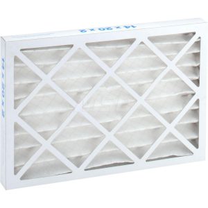 PRO-SOURCE Pleated Air Filter: Wire-Backed Pleated, MERV 8, Synthetic, 35% Efficient, 14" High, 20" Wide, 2" Deep PRO10381
