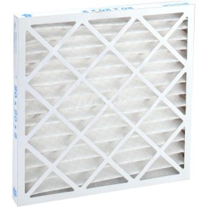 PRO-SOURCE Pleated Air Filter: Wire-Backed Pleated, MERV 8, Synthetic, 35% Efficient, 20" High, 20" Wide, 2" Deep PRO10388
