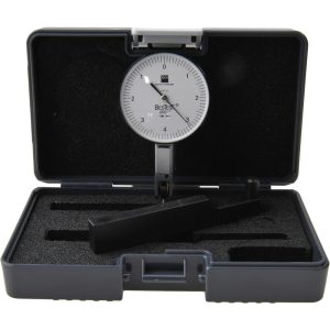 TESA BROWN & SHARPE Horizontal Dial Test Indicator: 0.0080" Max, 0-5-0 Dial Reading, 0.000100" Accuracy 599-7023-3