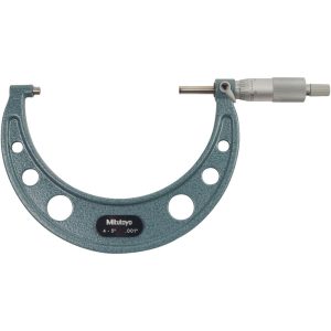 MITUTOYO Mechanical Outside Micrometer: 5" Range, 0.001" Graduation 103-181