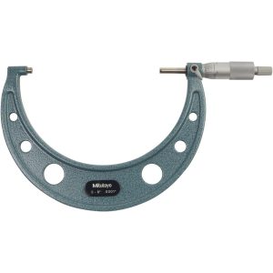MITUTOYO Mechanical Outside Micrometer: 6" Range, 0.0001" Graduation 103-220