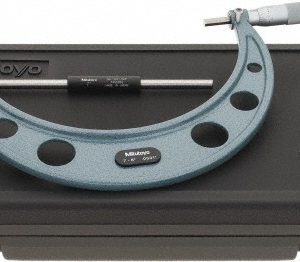 MITUTOYO Mechanical Outside Micrometer: 8" Range, 0.0001" Graduation 103-222